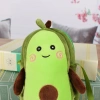Avocado figurine crossbody bag, plush toy, four-sided bouncing cartoon soft fruit bag, wholesale gift for girls details Picture